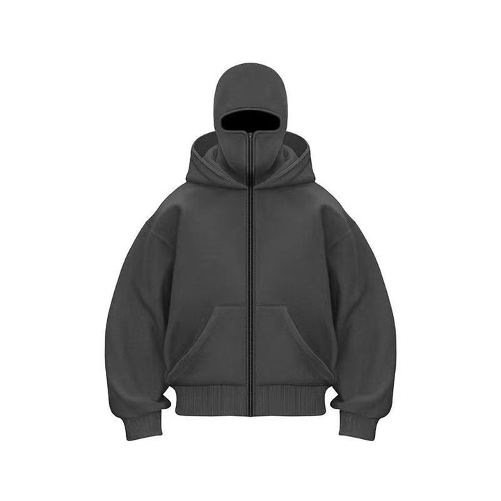 Kvinders hoodie med innovativt design og praktisk lynlås Skovae