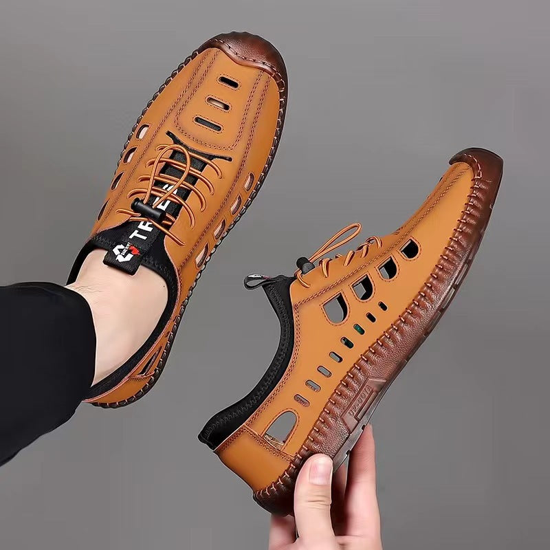 Herrer Let Åndbar Åben Design Sneakers Stilla