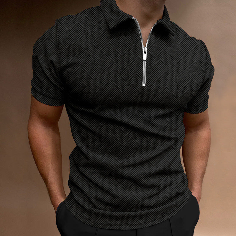 Herrer Kortærmet Poloshirt med let ståkrave Stilla