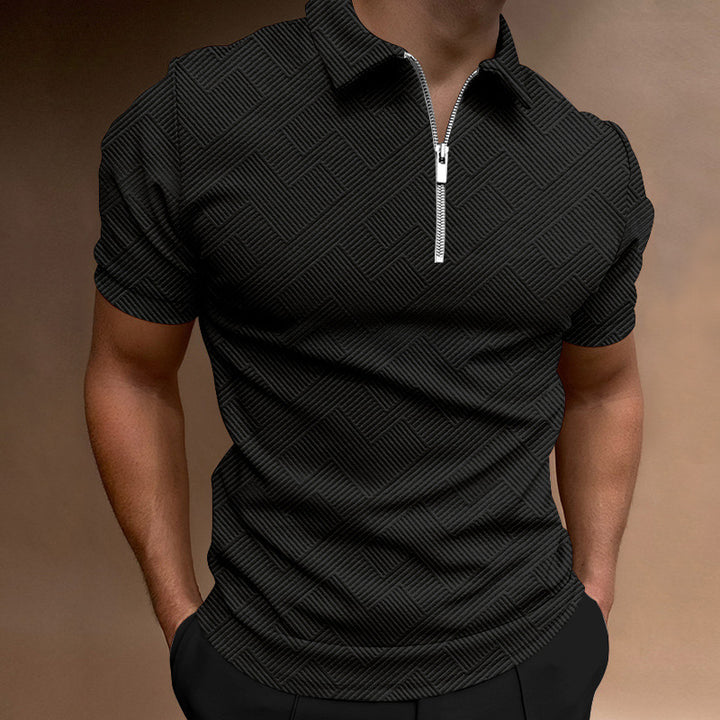 Herrer Kortærmet Poloshirt med let ståkrave Stilla