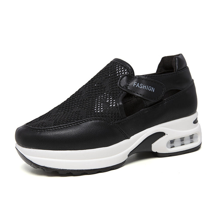 Dame Åndbare Fritidssneakers med komfortabel Velcro Stilla