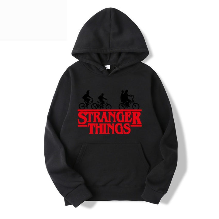 Kvinders hætte sweatshirt med kreativ Stranger Things design Skovae