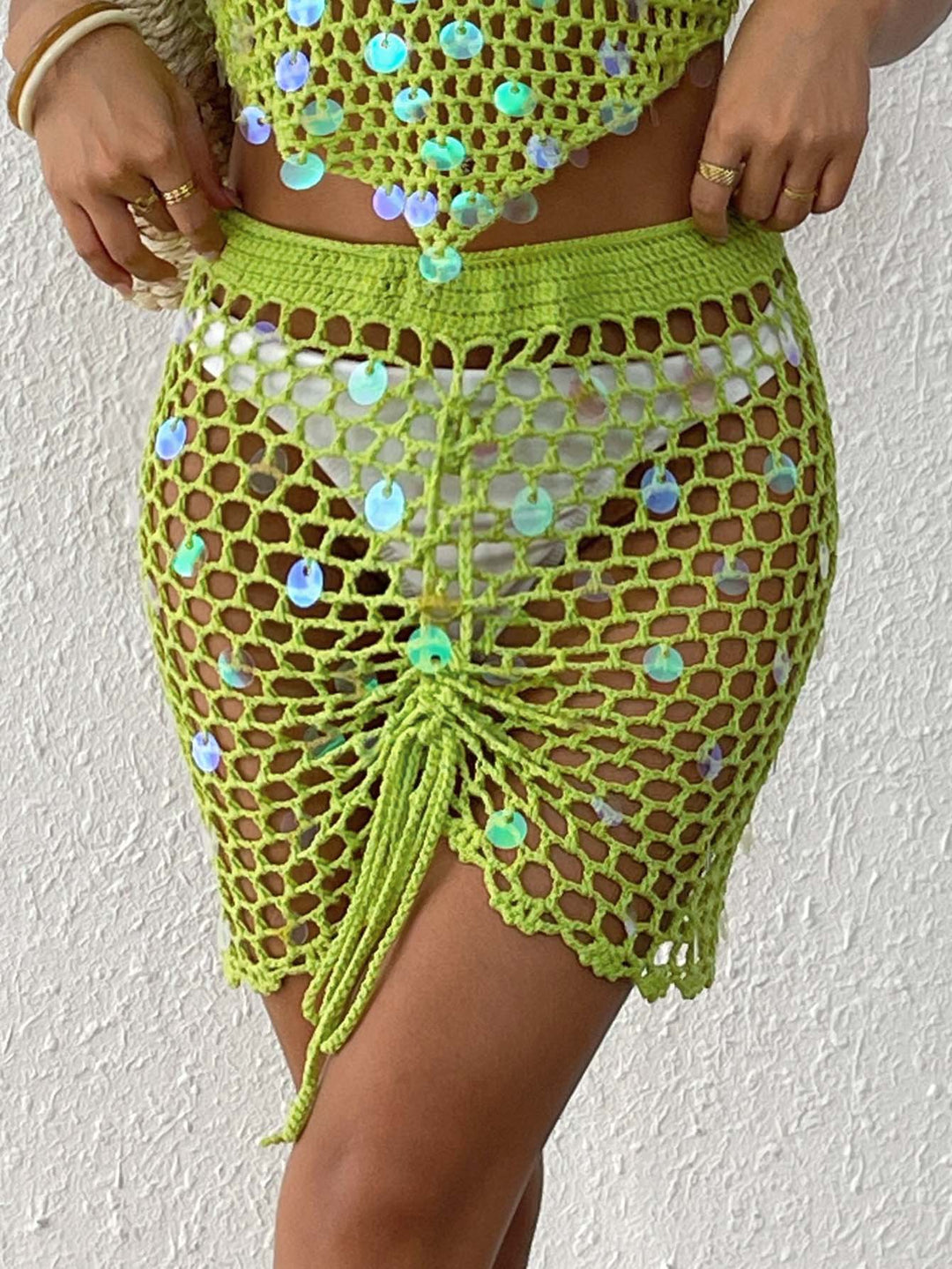 Femme Hæklet Cover-Up Skørt Stilla