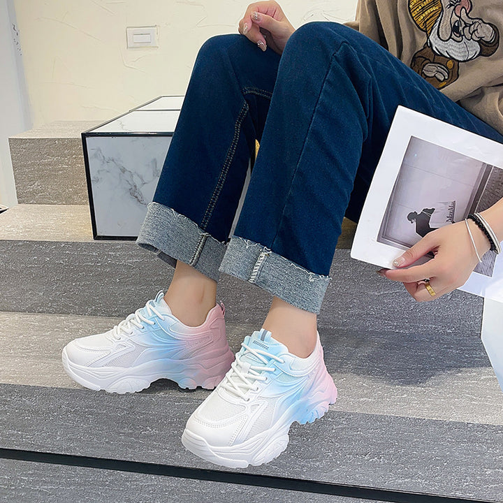 Dame Sporty Sneakers med innovativt farveforløb og komfortabel dæmpningsteknologi Stilla