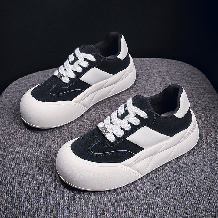 Dame mode Sneakers med tyk sål og åndbart overmateriale Stilla