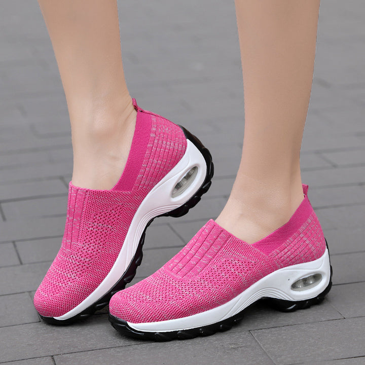 Dame Slip-On Komfort Walkesko med Air Cushion teknologi Stilla