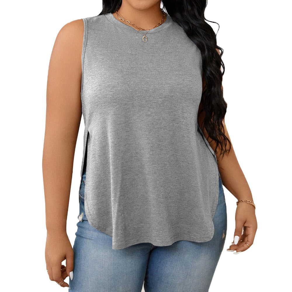 Dame tanktop med sidestykker Stilla