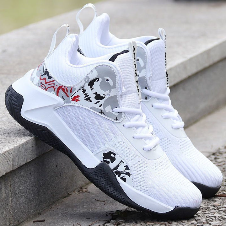 Herrer Dynamisk Basketball-Sneakers med innovativt dæmpningssystem og åndbart overmateriale Stilla