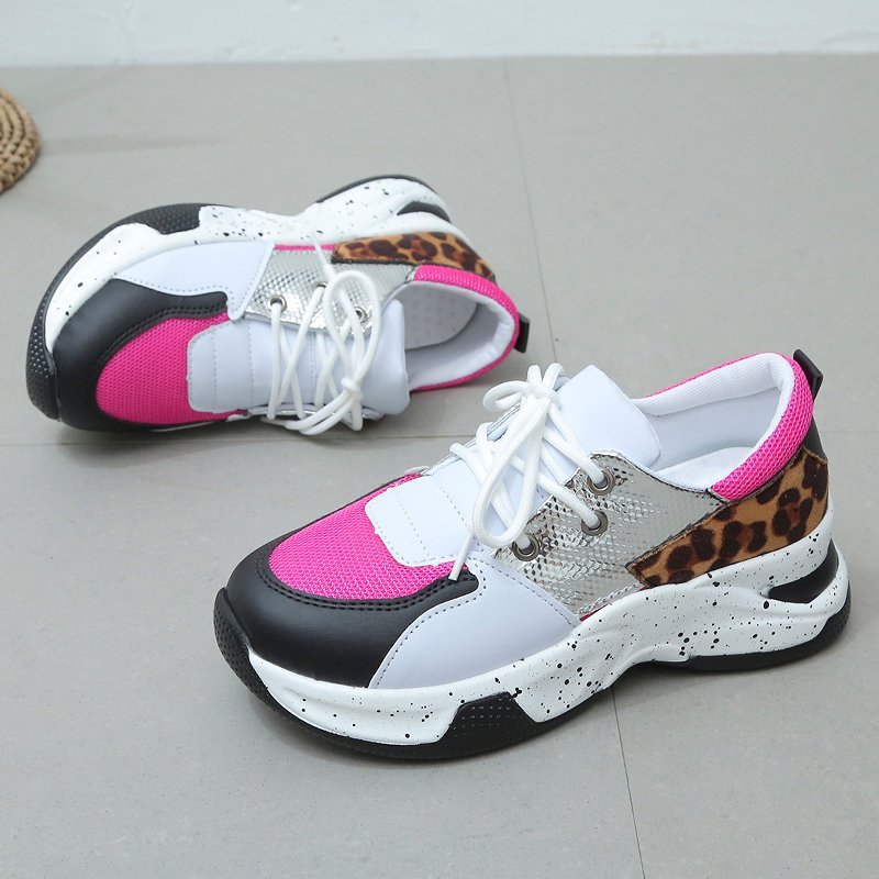 Dame Sporty Sneakers med innovativt fusionsdesign Stilla