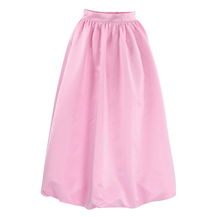 Dame Midirok med udvidet snit og elastisk talje Stilla