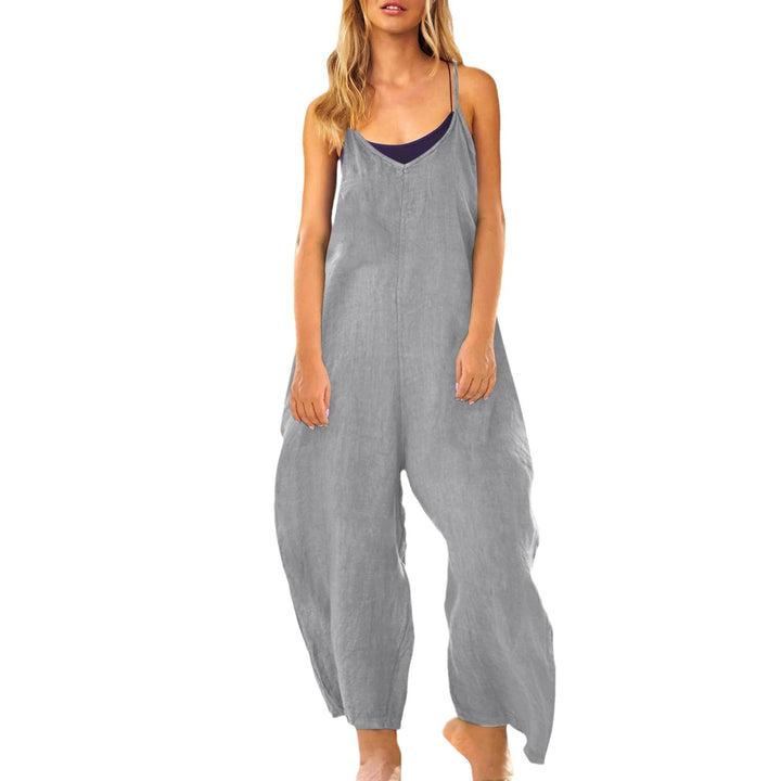 Dame Fritids Spaghetti-strop Jumpsuit Stilla