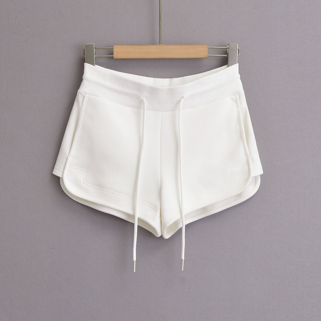 Dame Sporty fritidsshorts med justerbar snøre og afslappet design Stilla