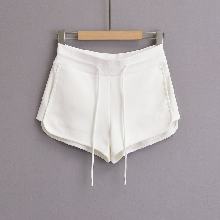 Dame Sporty fritidsshorts med justerbar snøre og afslappet design Stilla