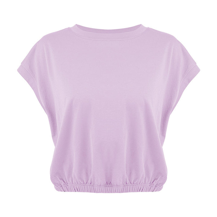 Dame afslappet T-shirt med gummizug Stilla