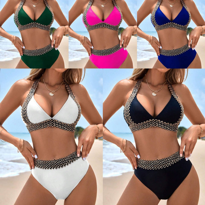 Dame Højskåret Elegant Bikini-Sæt Stilla