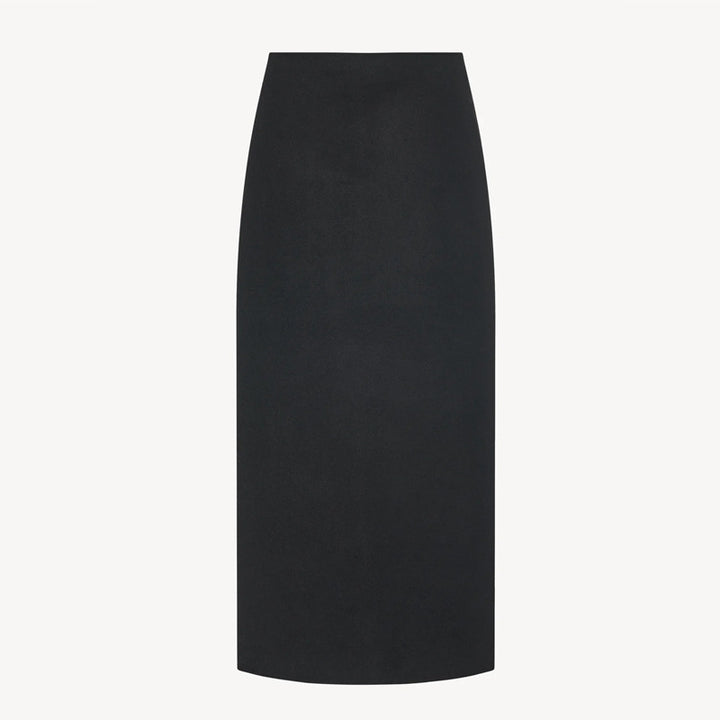 Dame Midi-nederdel med elegant snit og højt talje design Stilla