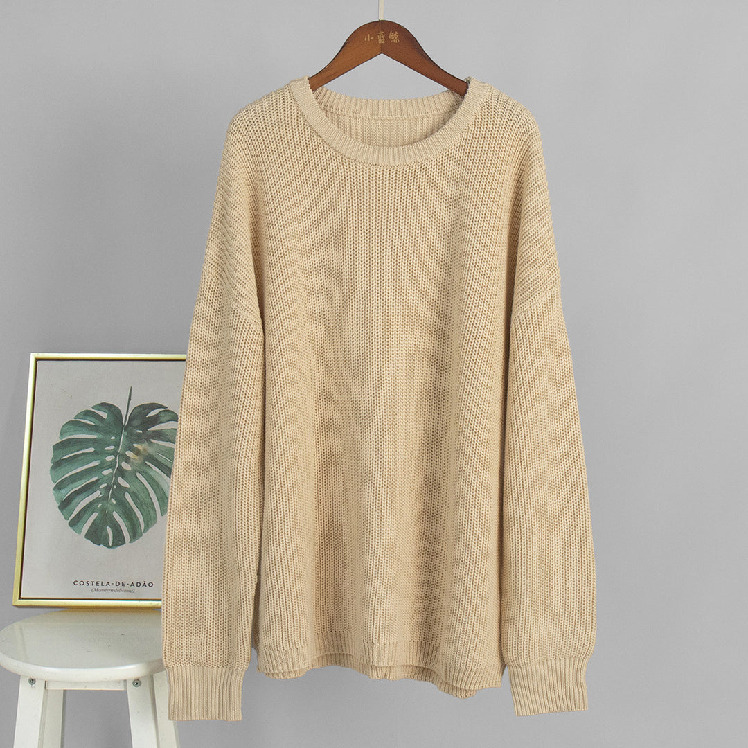 Kvinders oversized striktrøje med casual skæring Stilla