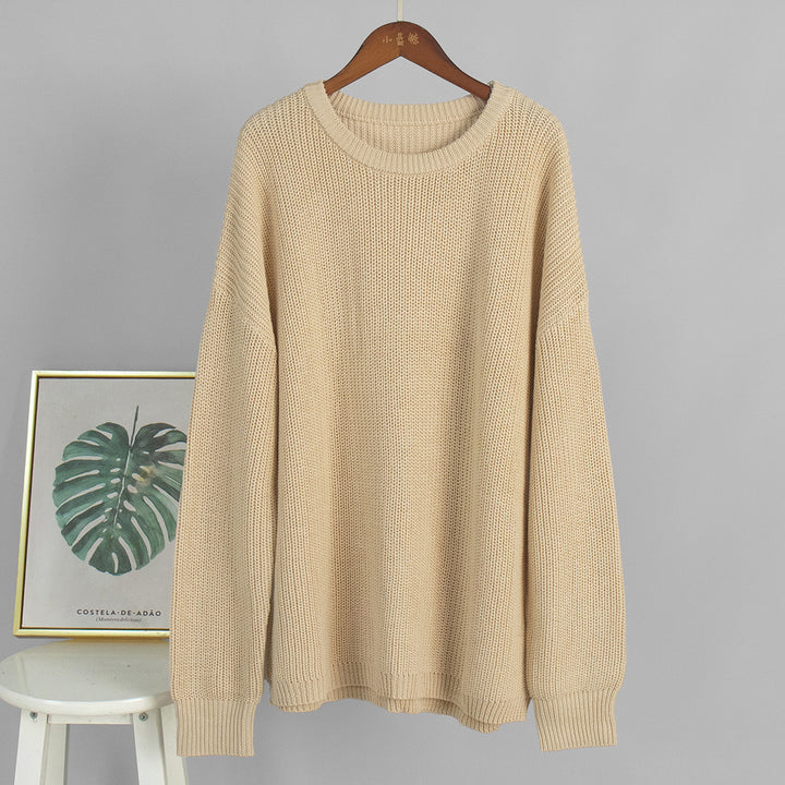 Kvinders oversized striktrøje med casual skæring Stilla