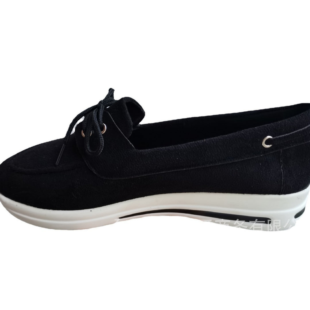 Dame Schnür-Sneakers med moderne velourslæder-overdel og ergonomisk sål Stilla