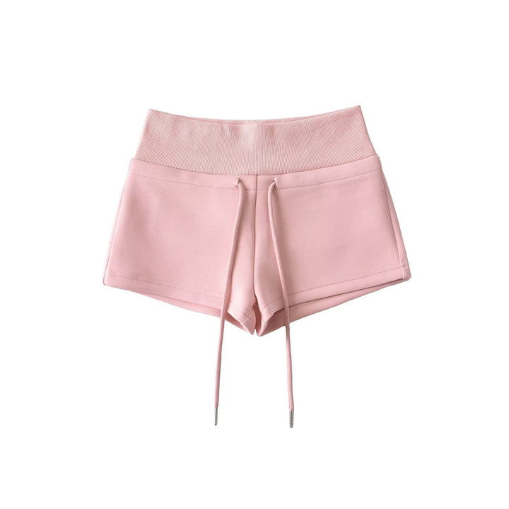 Dame Komfortable Sportshorts med høj talje og praktisk snoretræk Stilla