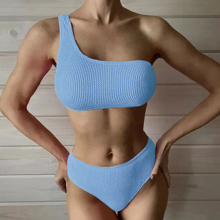 Dame Ensidig Bikini med højskåret snit Skovae