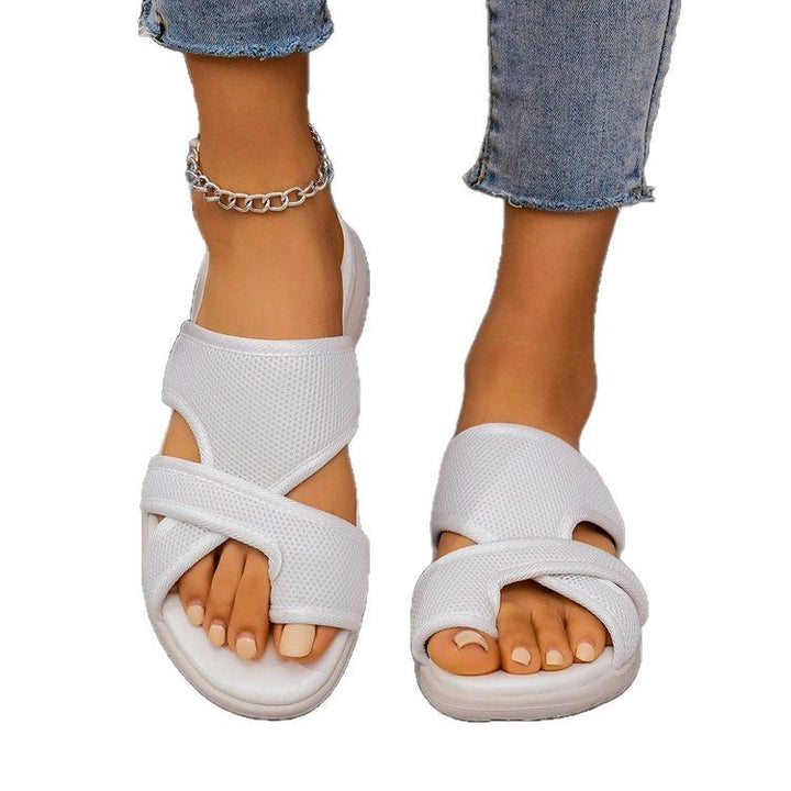 Dame Komfortable Fritids-sandaler med åndbart design Stilla
