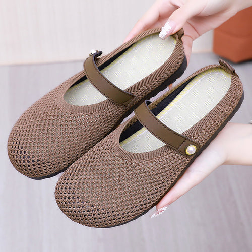 Femme Stilfulde Mary Jane Stil Netflade Stilla