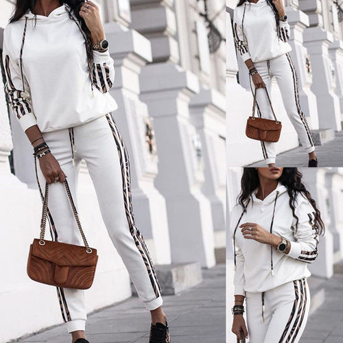 Dame sporty elegant hoodie med stilfulde accenter Stilla