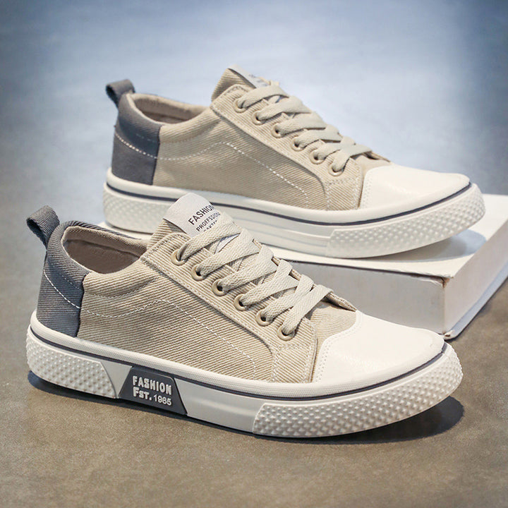 Femme Retro Canvas Low-Top Sneakers Stilla