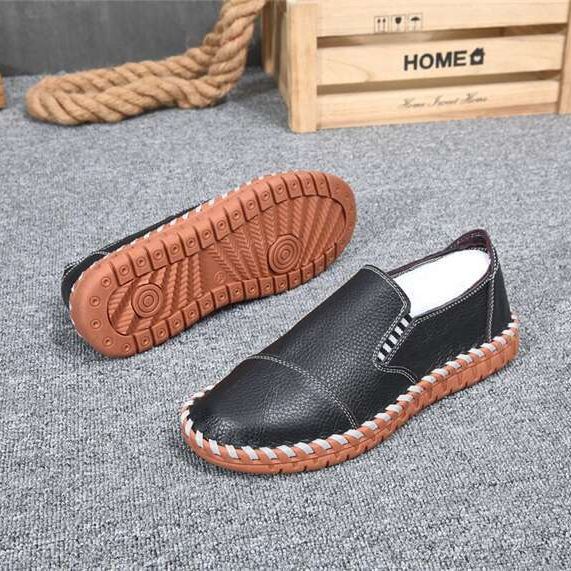 Herrer Fritids Læder Slippers Stilla