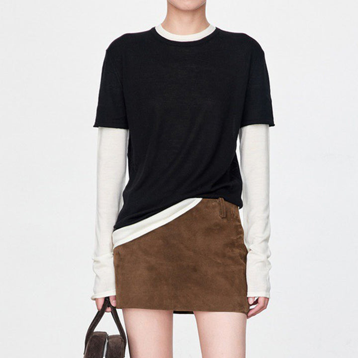 Dame mode strikpullover Stilla
