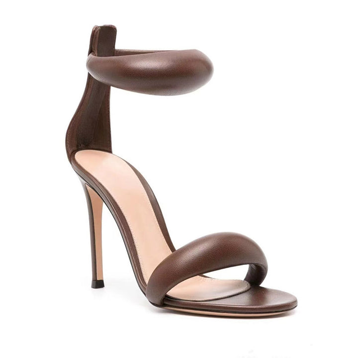 Femme Højhælede Anklerem Sandaler med Bølgeformet Design Stilla
