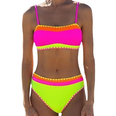 Damer Farverige Bikini Skovae