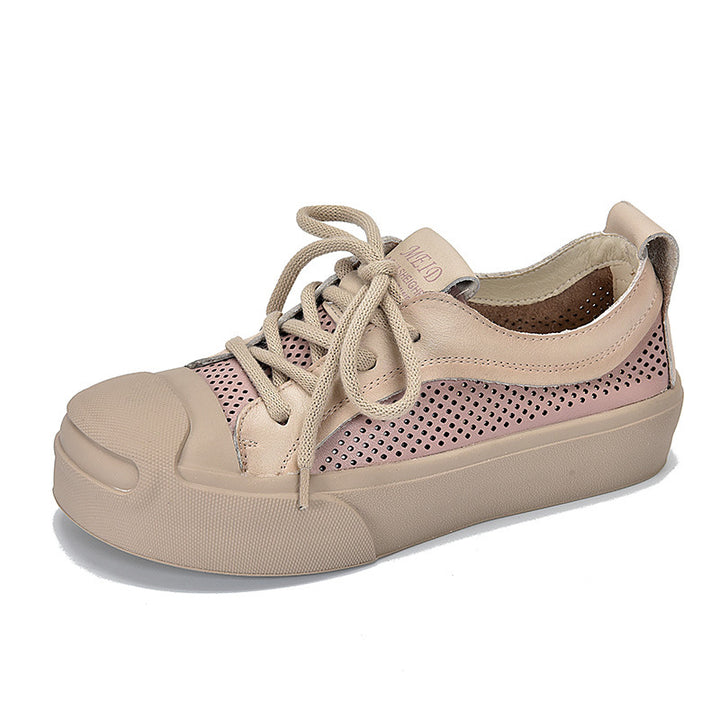 Dame Åndbare Sneakers med perforeret overfladestruktur og fleksibelt design Stilla