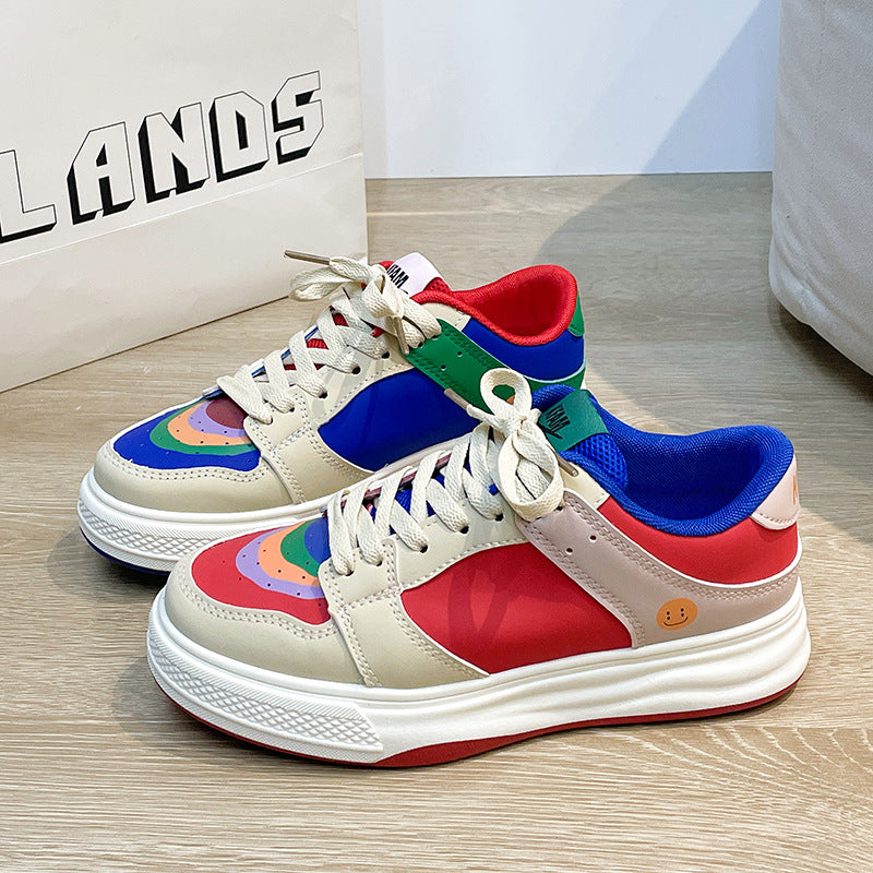 Dame Sneakers i farverigt design med åndbare egenskaber og støddæmpende sål Stilla