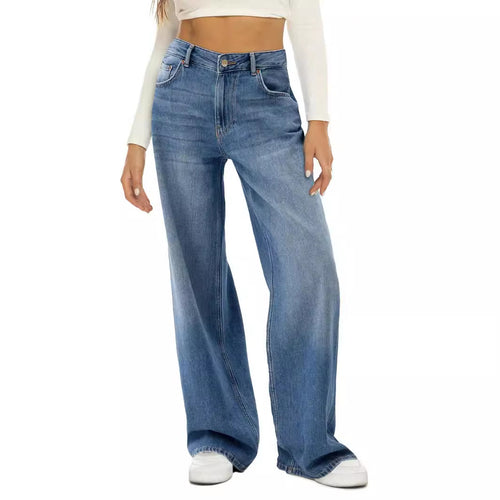Dame Løst skårne højtaljede jeans i casual stil med smagfuld denim-vask Stilla