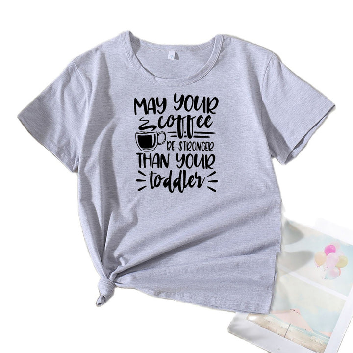 Dame Relaxed Fit Kaffeelsker T-shirt Stilla