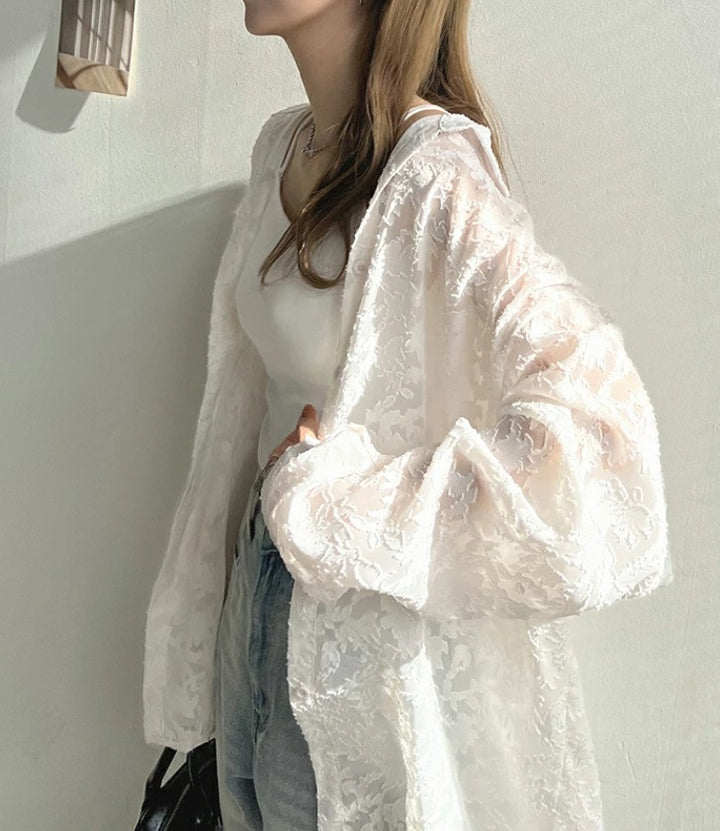 Dame Spids-Kimono-Jakke Stilla