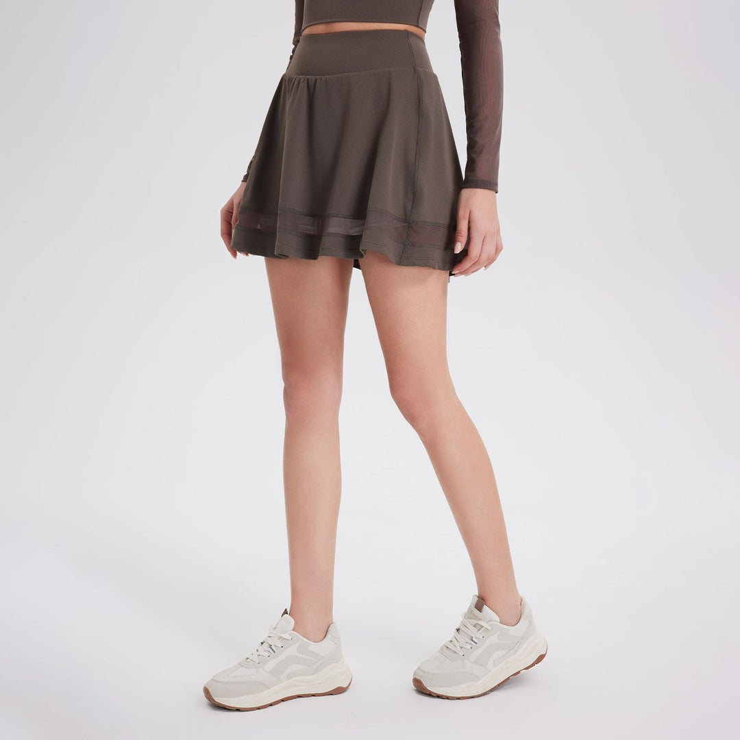 Stilla | Livet Slankende Skort Hurtig Tør, Indbygget Shorts & Multi Sport
