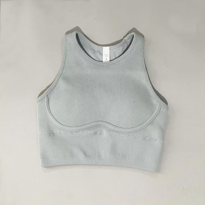 Dame Sports Bustier med åndbart ribstof og støttende design Stilla