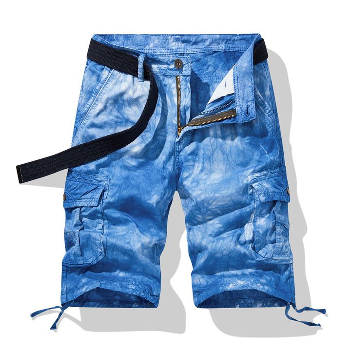 Herrer Cargo-shorts med innovativt lomme-design og fleksibel talje Stilla