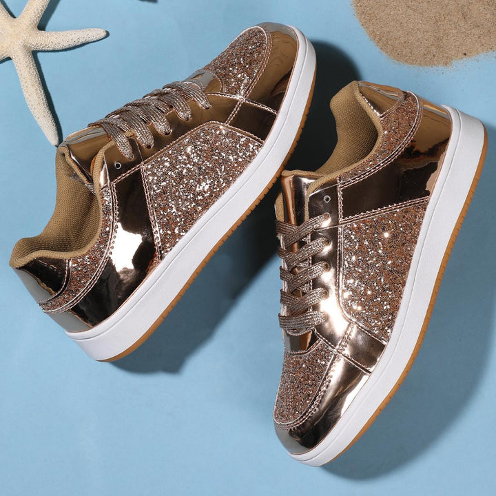 Dame Glitrende Sneakers Stilla