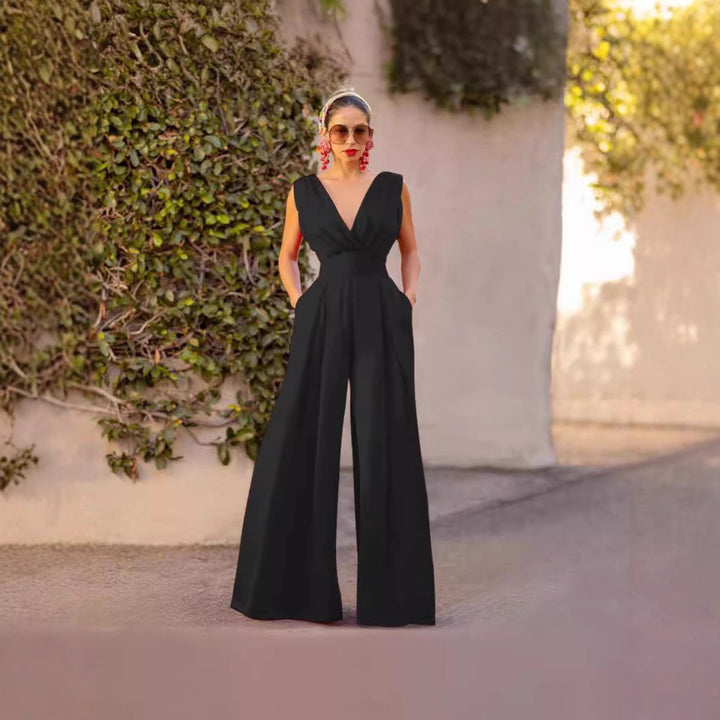 Dame jumpsuit i elegant snit