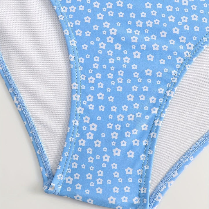 Dame Højskåret bikini med legende prikdesign Skovae