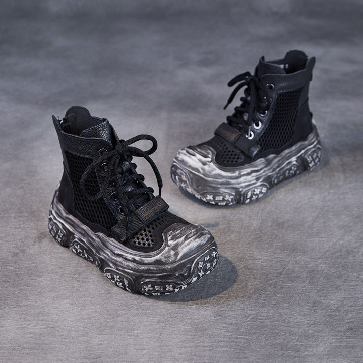 Herrer Åndbare High-Top Sneakers Stilla