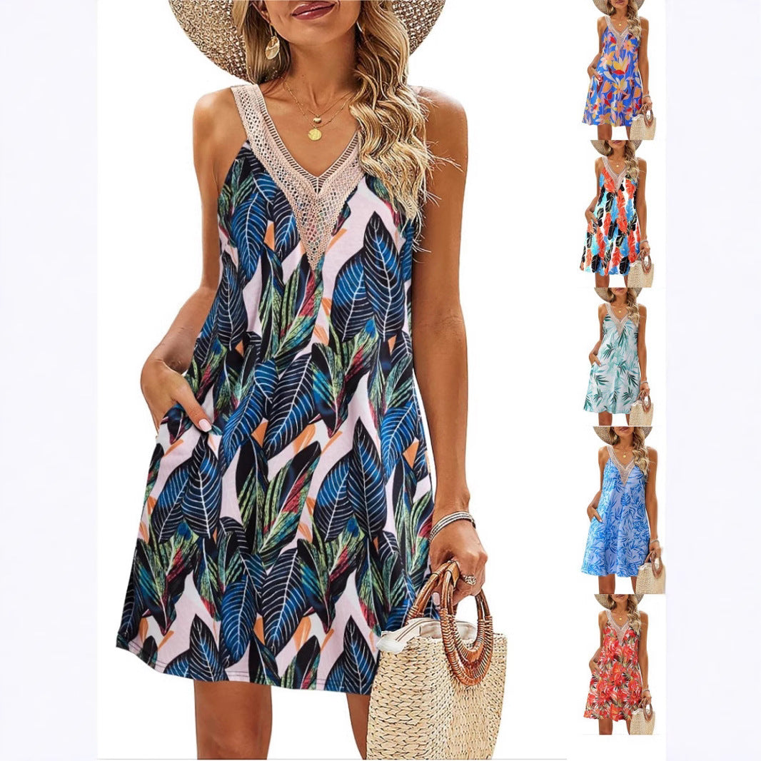 Dame sommerkjole i afslappet Boho-stil Stilla