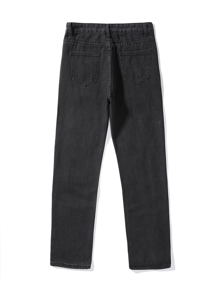 Damer Ripped Baggy Jeans i afslappet Oversized-snit Stilla