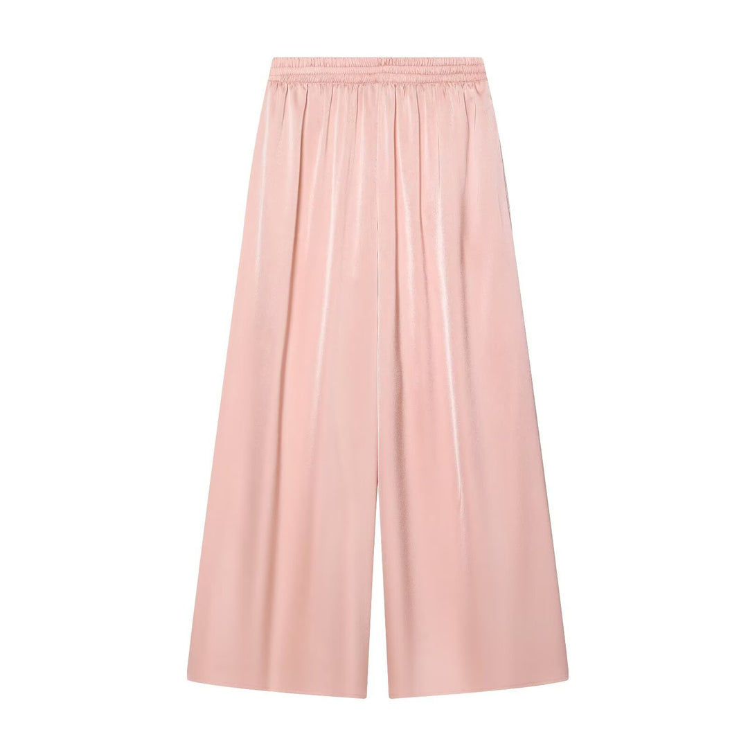 Damevidde culotte med elastisk bånd og flydende stof Skovae