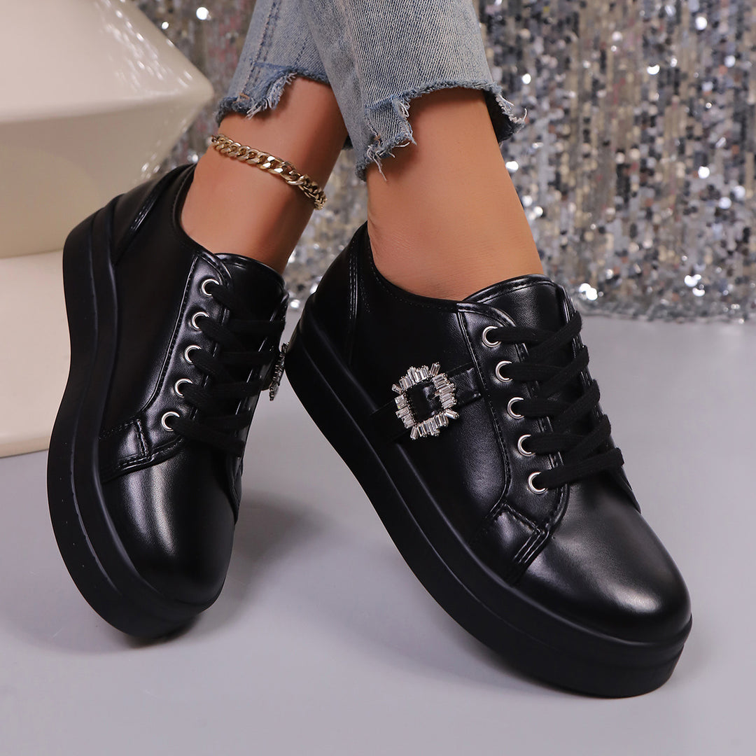Dame Mode Platform Sneakers Stilla