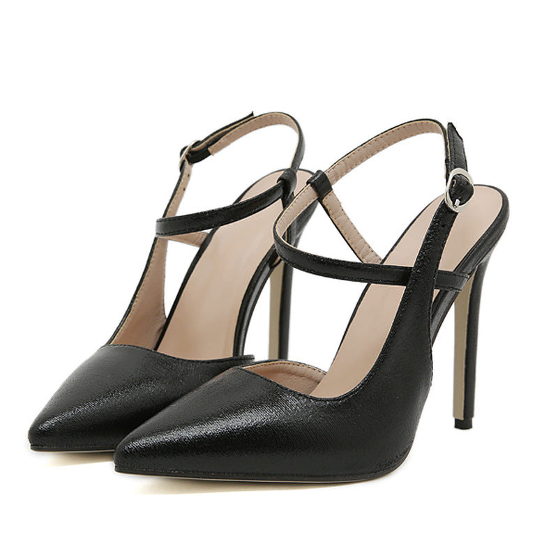 Dame Slingback Højhælede sko med elegant spids og moderne rem Stilla